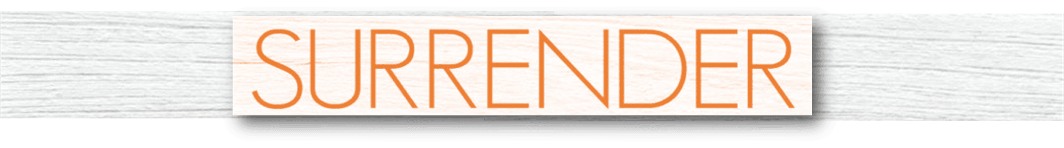 Love Chooses Surrender